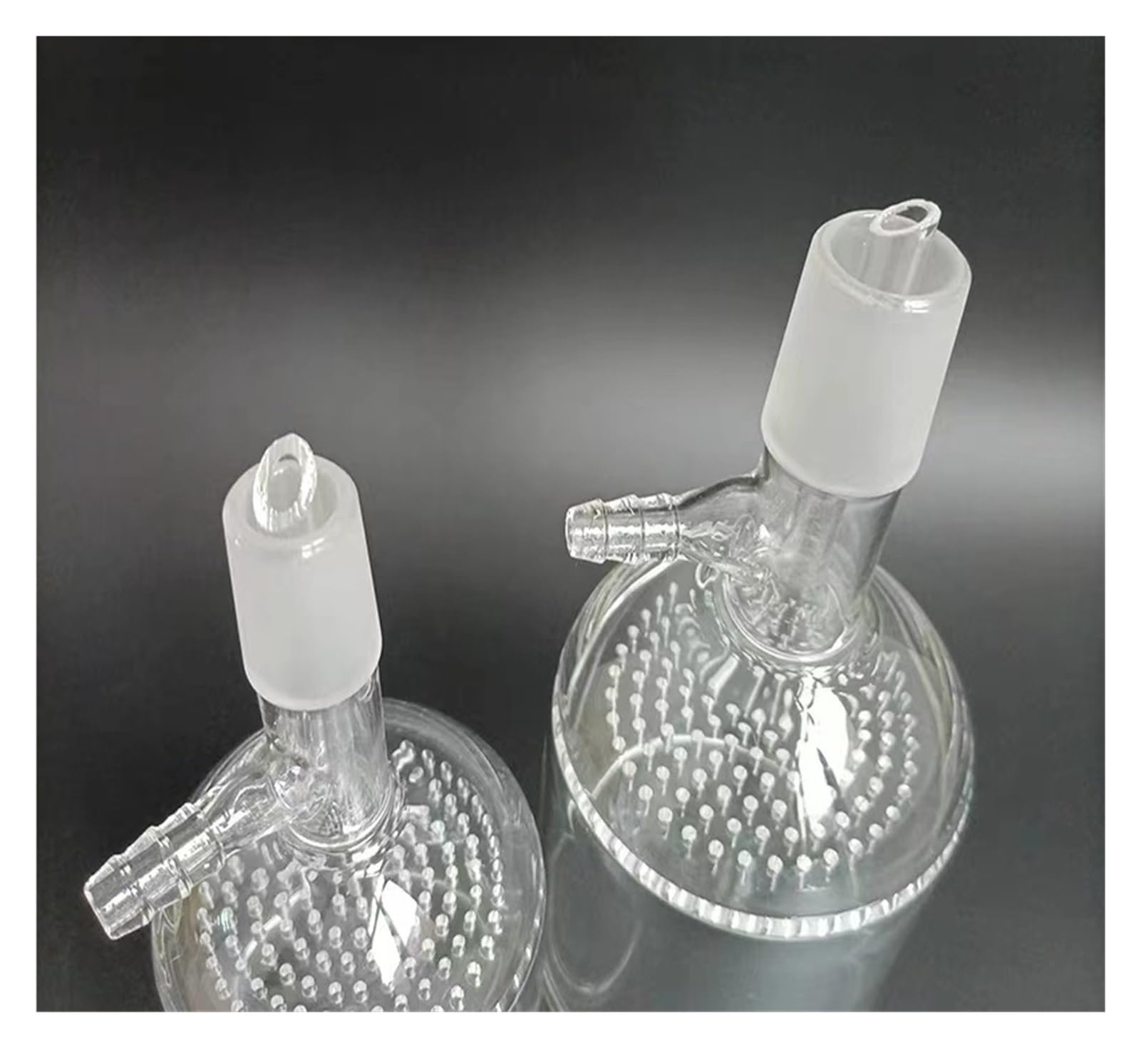 ZGHSWM Embudo de Filtro de succión de Vidrio for Laboratorio con Placa de Filtro de Orificio de Vidrio, 35 ml, 60 ml, 100 ml, 150 ml, 250 ml, 500 ml, 1000 ml, 2000 ml, n.° 24, 1 Unidad(1000ml)