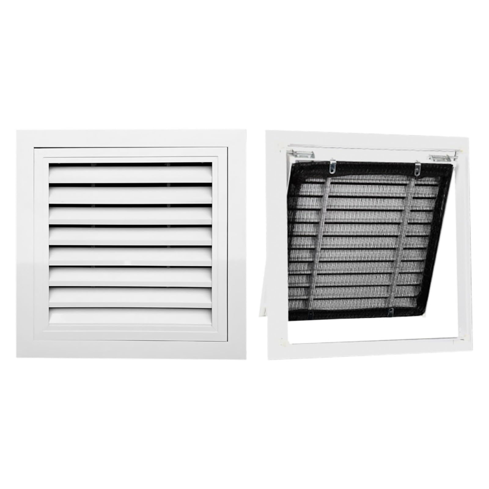 Panel de acceso con rejilla de ventilación de aluminio, escotilla de pared 35x60