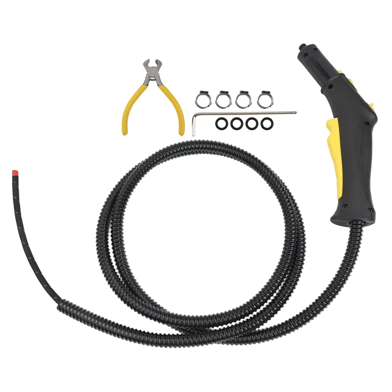 Poignée de commande vapeur avec tuyau SC1 SC2 SC3 SC4 embout gris pour nettoyeur