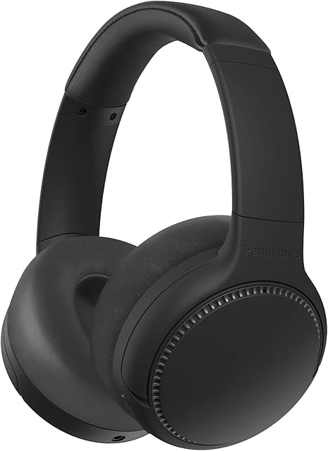 Panasonic RB-M500BE-K Deep Bass Wireless Overhead Headphones with Bass Reactor - Black
