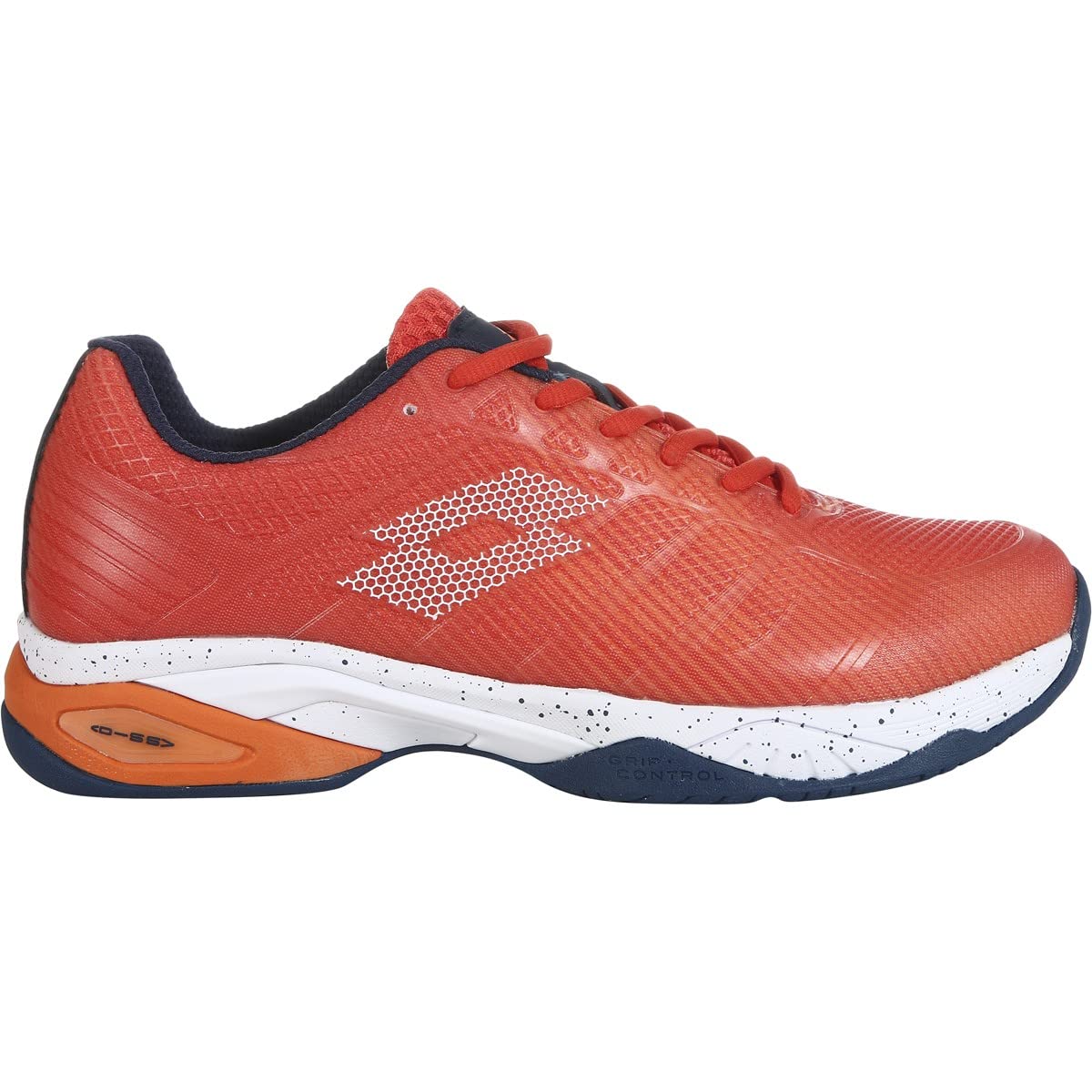 Lotto Uomini Mirage 300 III Clay Scarpe da Tennis Scarpa per Terra Rossa Arancione - Bianco