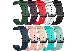 Colorful Collection of Chofit Silicone Band Watch Straps Compatible with Amazfit Band Watch