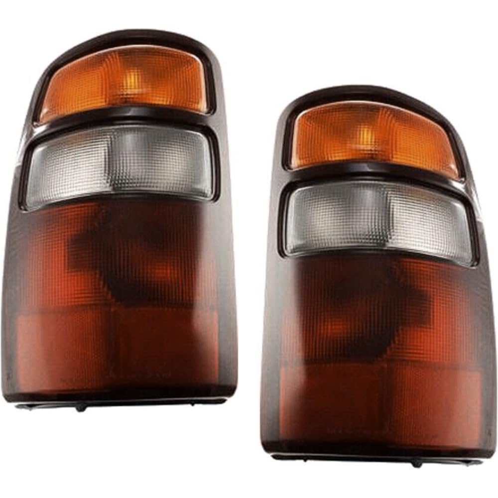 Amazon.com: outdoorm 2pcs Tail Light Halogen Left Right Side Amber 