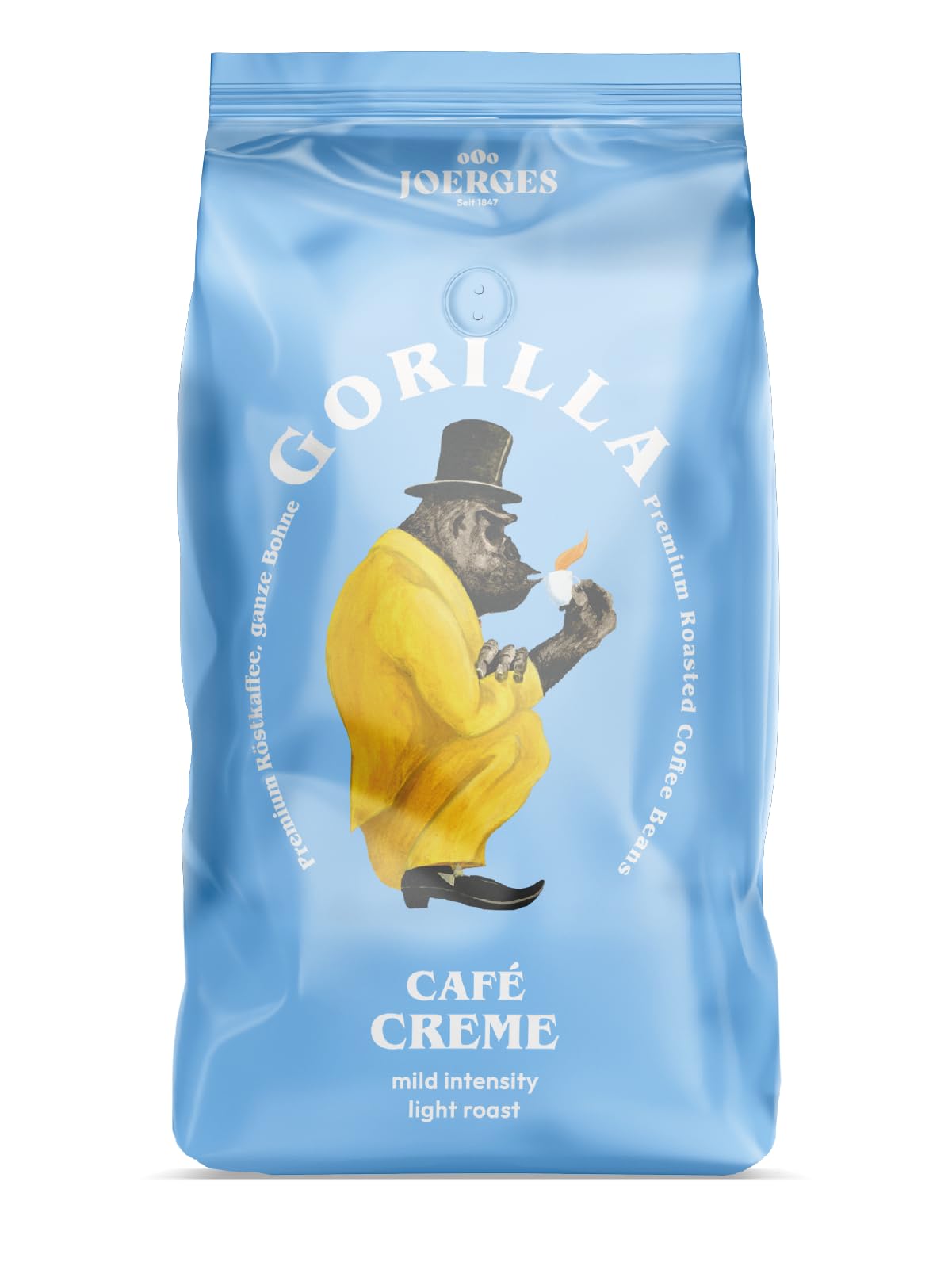 Gorilla Café Creme, Ganze Bohne – 1 kg