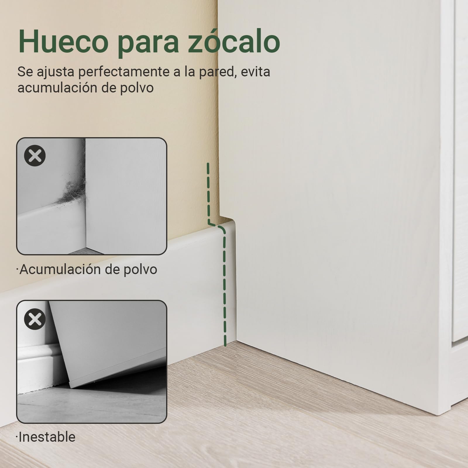 SoBuy Mueble Zapatero Estrecho Entrada Recibidor, Zapatero Blanco Estrecho con Cajón, Diseño Vintage Madera Blanca, Mueble Recibidor 24 cm Fondo, 54x24x85 cm, FSR78-WG