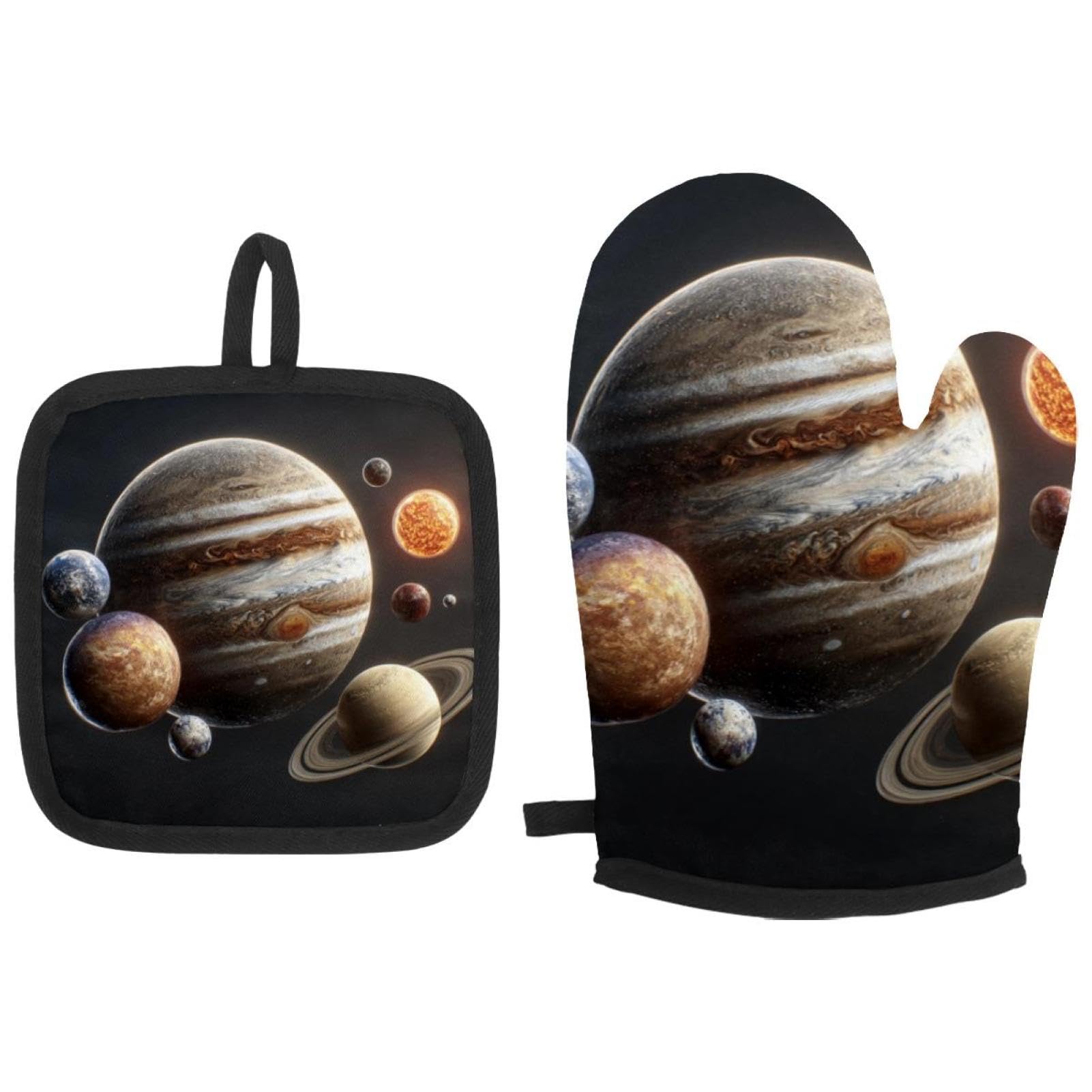 Gants de four et maniques Solar System Planets isolants
