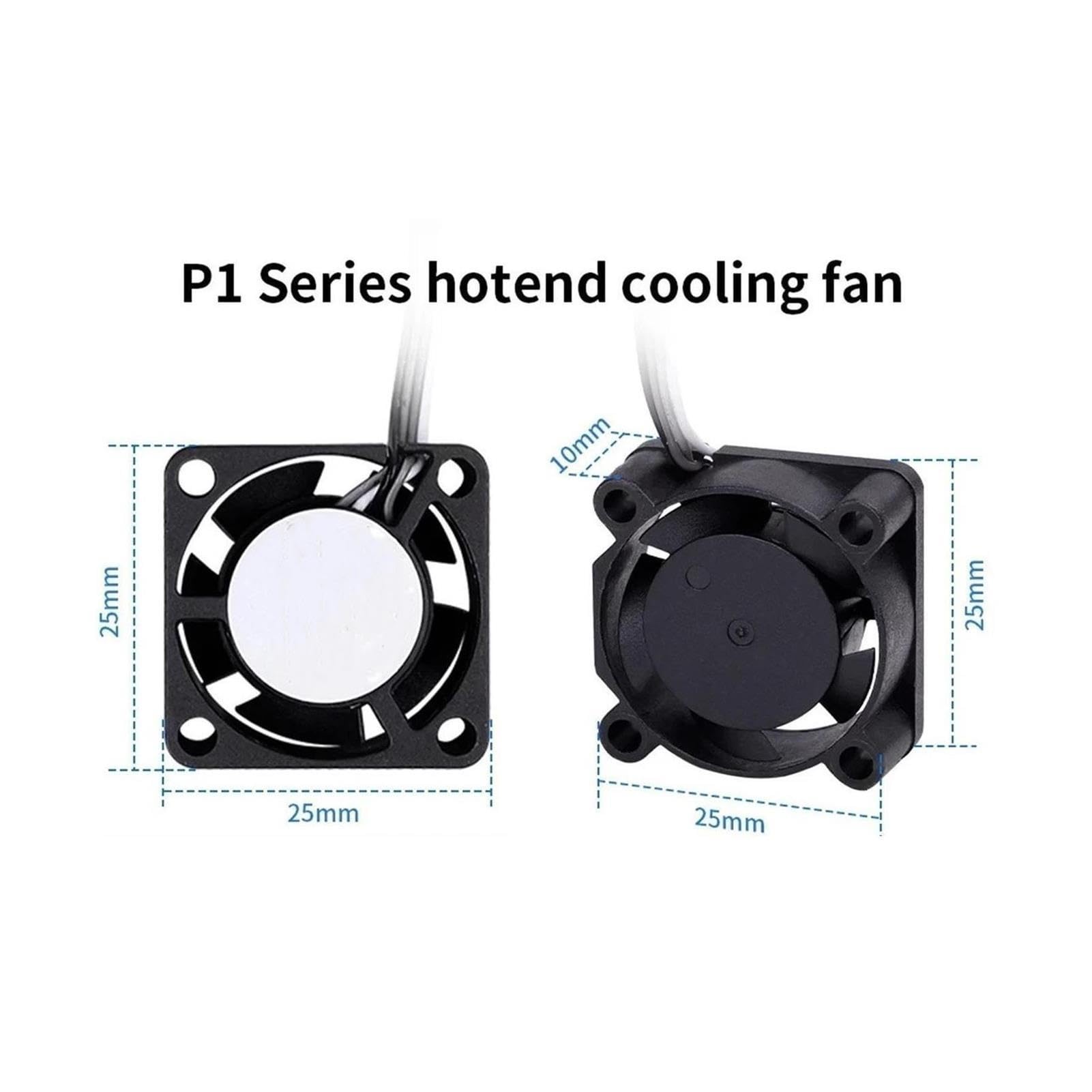 Ventola Raffreddamento Hot End 2510 Con Cavo Per X1 P1 A1 Stampanti 3D
