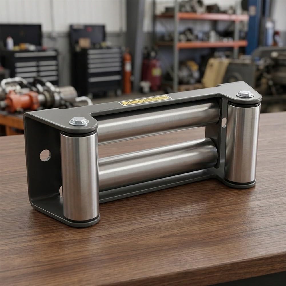 Guide Câble pour treuil Acier Rouleaux Doubles Guide Câble pour(254mm)