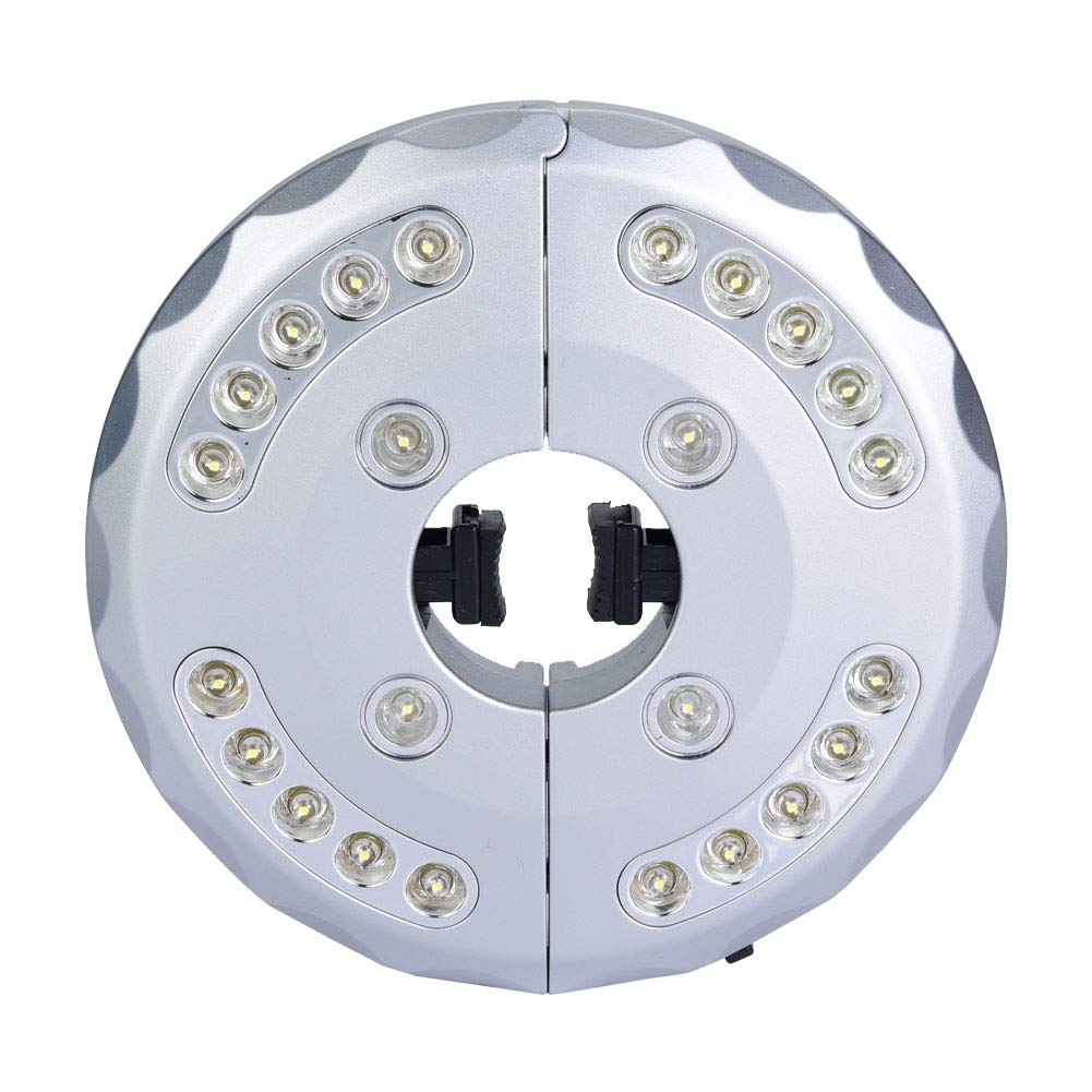 Lámpara de Sombrilla de Patio, Luz de Sombrilla de Patio, Luz de Camping con 24 LED para Sombrillas de Patio, Tiendas de Campaña, Uso Al Aire Libre, Luces de Sombrilla de Patio