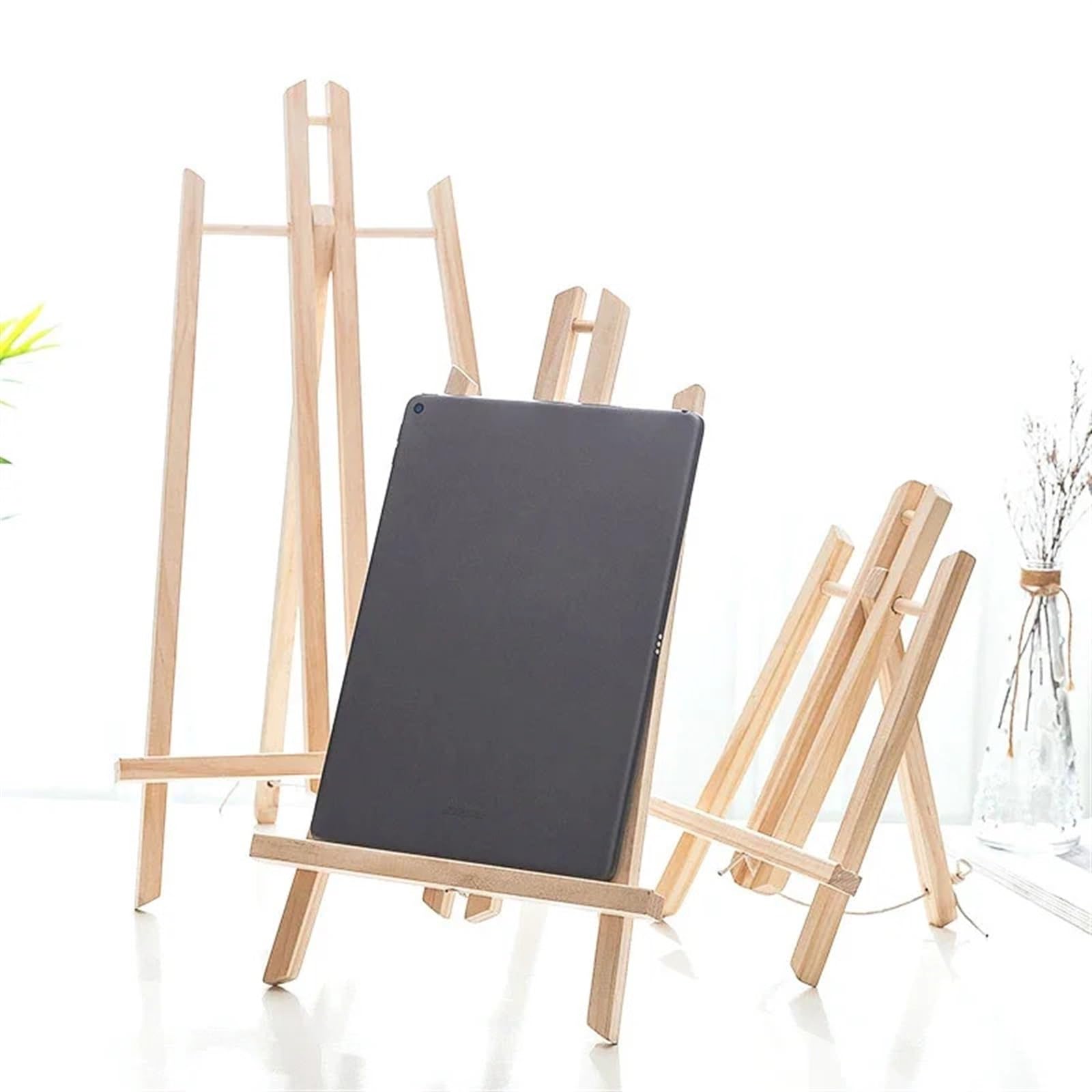 Sztaluga malarska z trójnogiem, Do malowania Składany wyświetlacz biurkowy o wysokości 20–50 cm Uchwyt trójkątny Materiały artystyczne do(20x30cm)