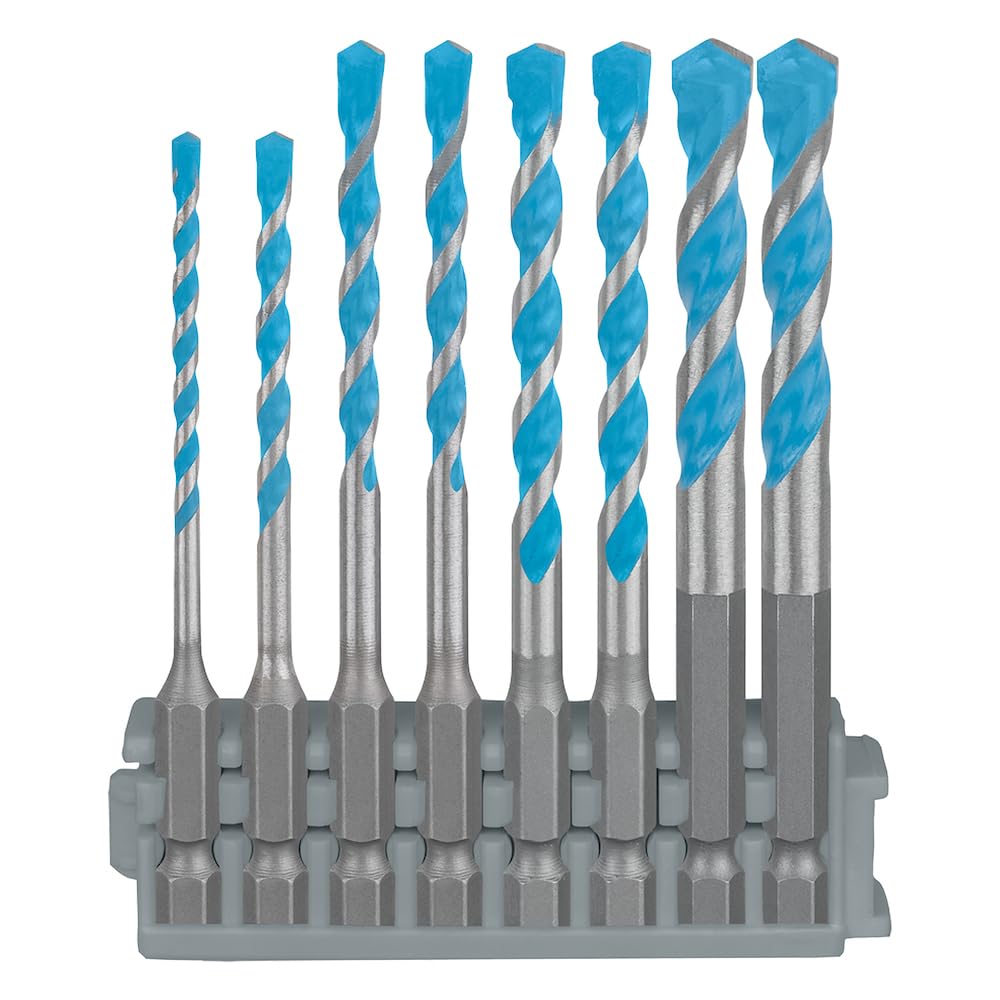 5-teiliges Expert MultiConstruction Bohrer-Set – HEX-5 – 5/6/8/10/12 Mm – Für Metall, Beton, Stein