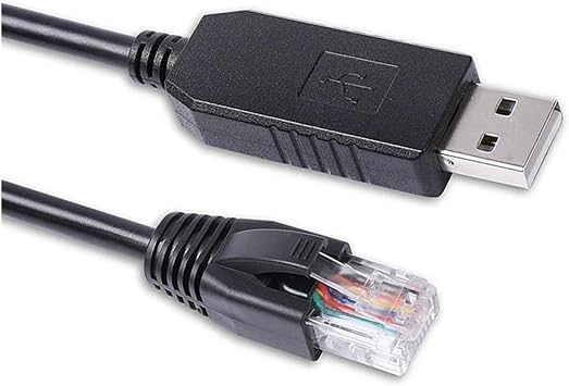 CP2102 USB RS232 to RJ45 8P8C Cable for Po-Mr Inverter RS232 Serial PC Communication and Monitoring1m