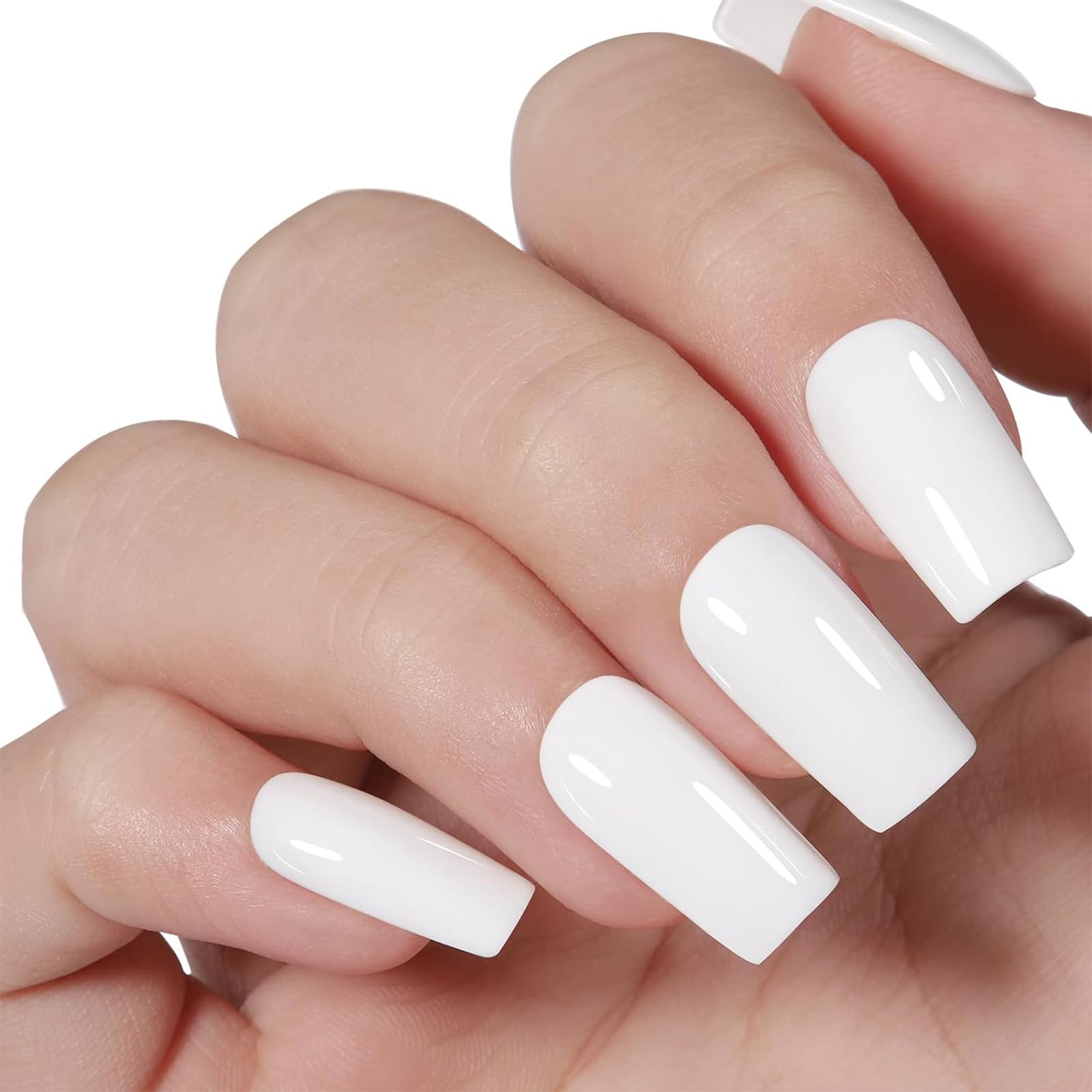 Pure White Nail Polish - Long Lasting, Chip-Resistant & Quick