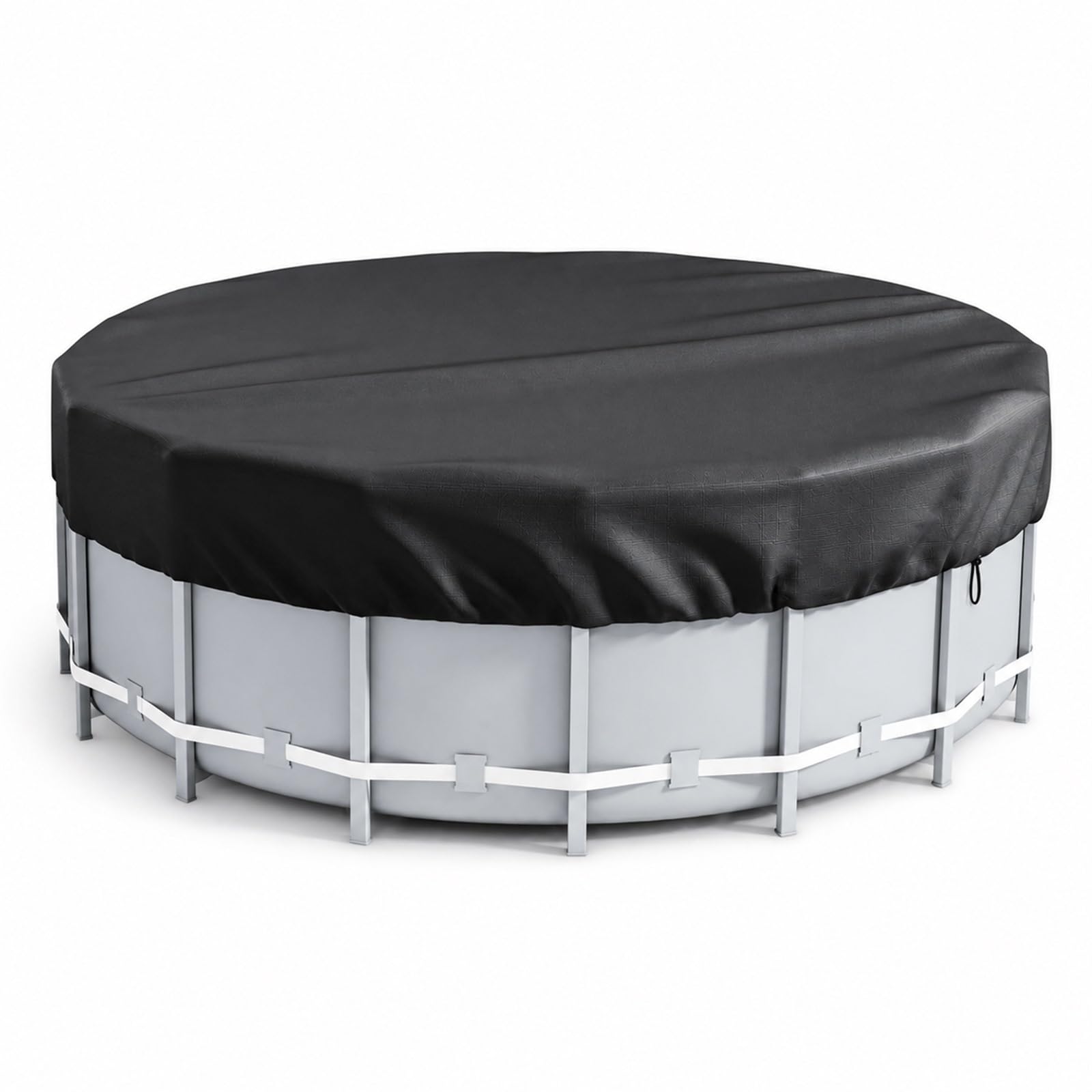 Copertura Piscina Telo di Protezione UV,Telo Piscina Pieghevole Impermeabile Antivento,Telone per Piscina Antipioggia Antipolvere,Facile da Installare,per Piscina Relax