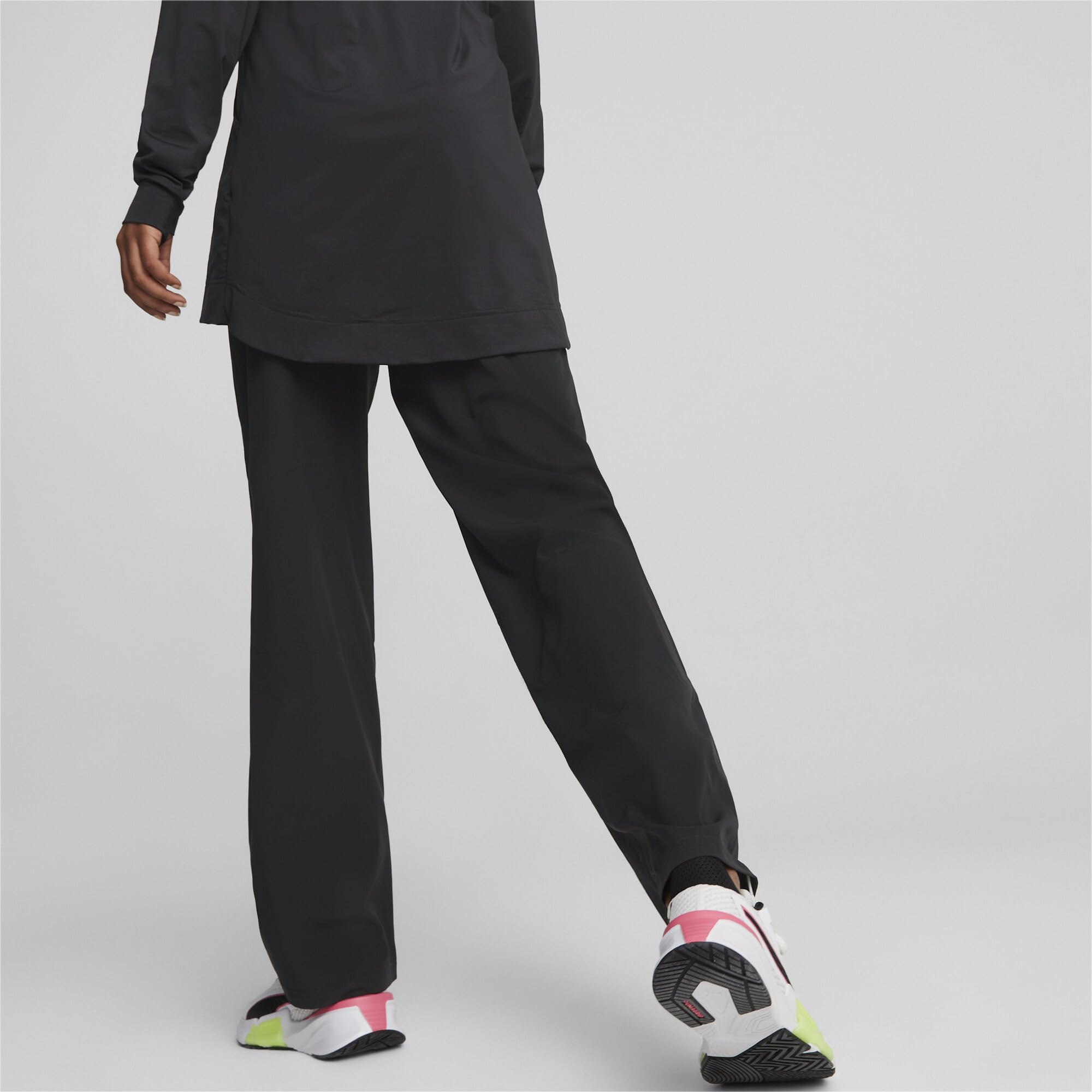 PUMA Damen Gestrickte Hosen Modest Activewear Wide Leg Pant
