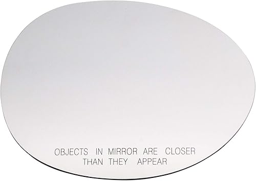 ReYee Espejo lateral de cristal para mini Cooper 2014 2015 2016 2017 2018 pasajero lado derecho espejo de repuesto sin placa de respaldo convexa