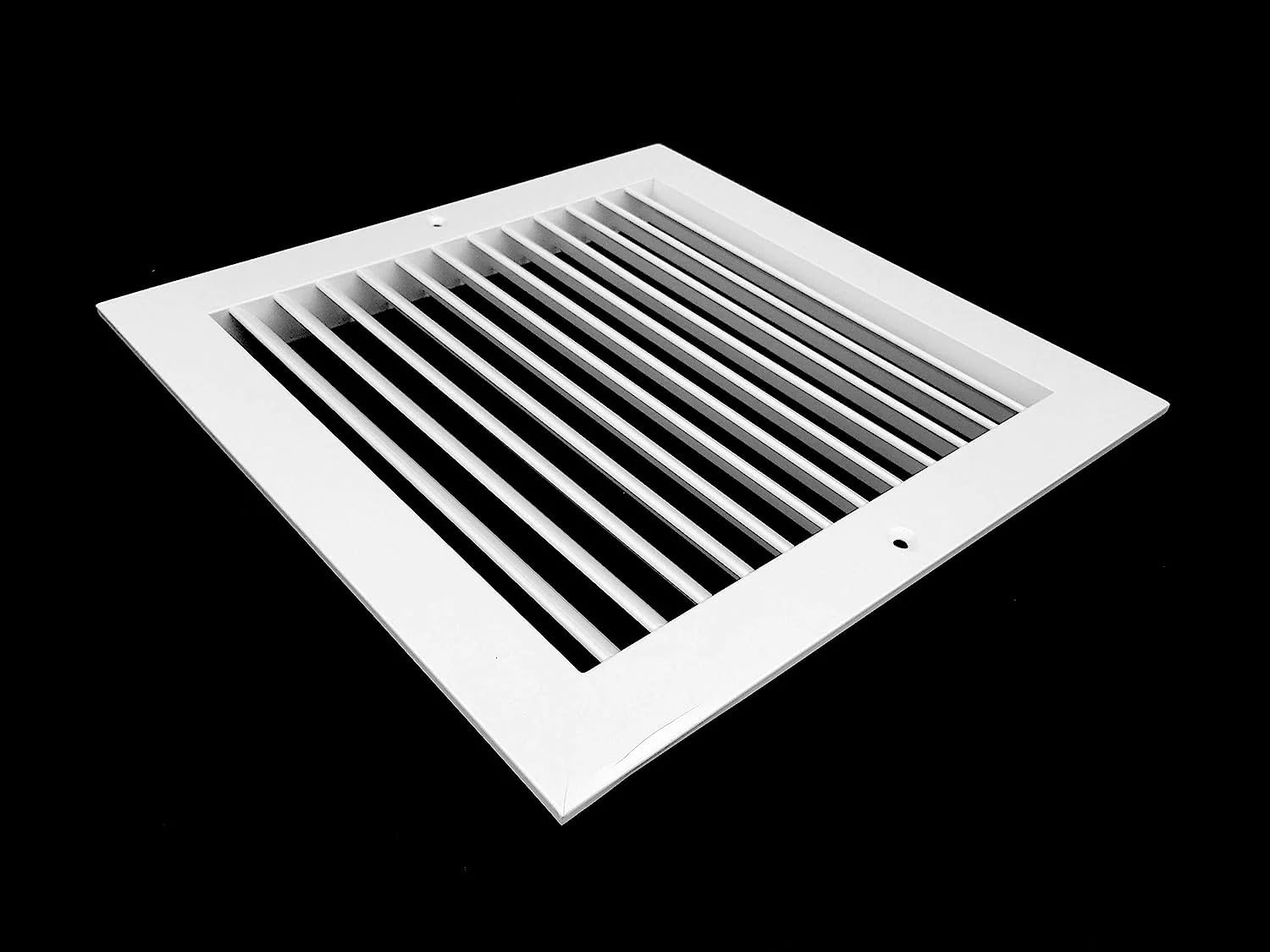 HVAC Premium Rejilla de retorno de aluminio de 8 x 8 pulgadas, fácil flujo de aire, rejillas lineales de barra [dimensiones exteriores: 9.5 pulgadas de ancho x 9.5 pulgadas de alto]