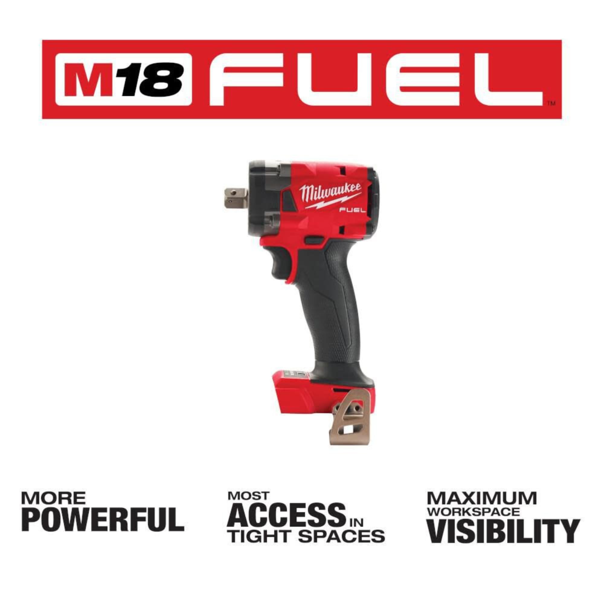 Milwaukee 1/2 Impact Wrench - Compact & Powerful -2