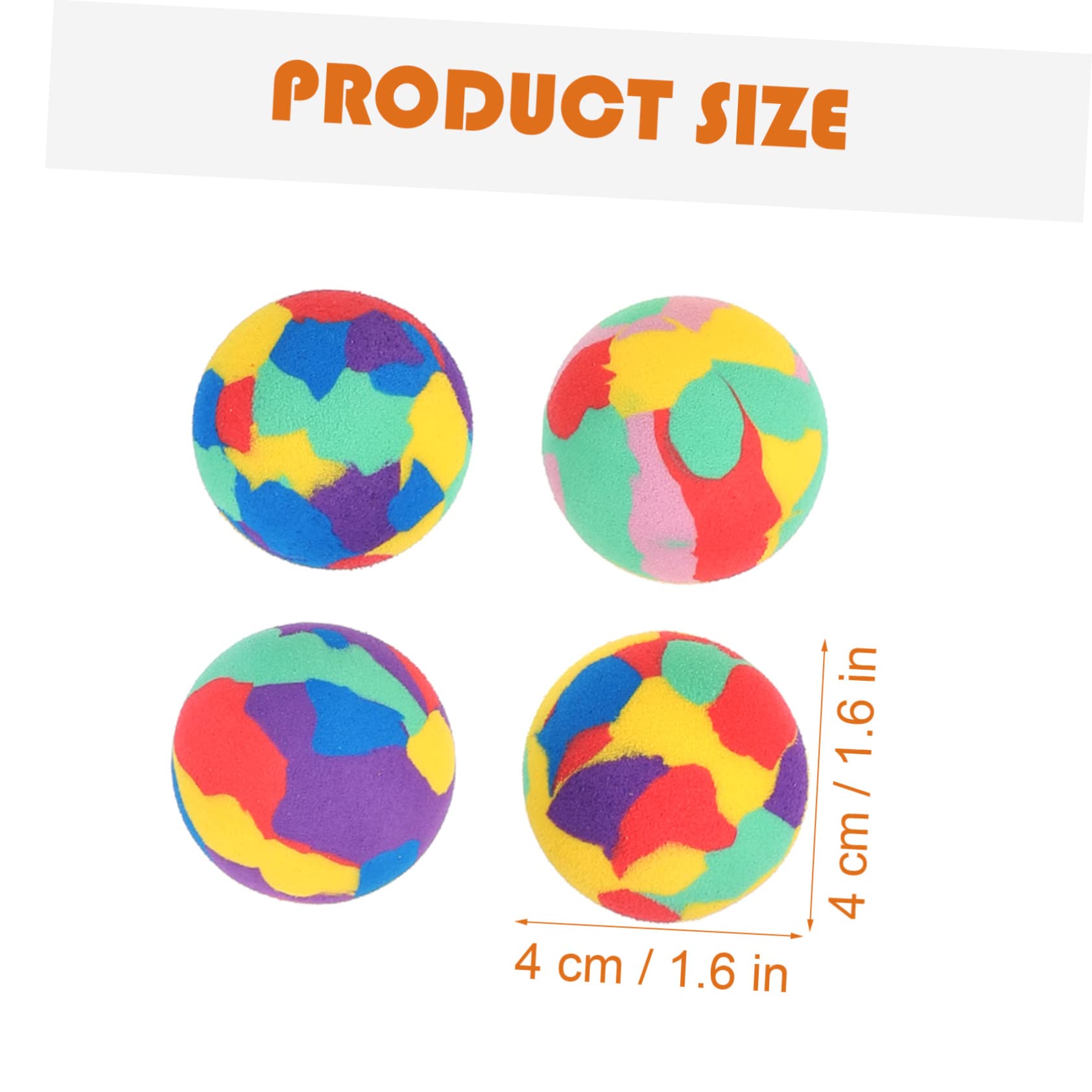 SUPVOX Eva Bouncy Balls 68 Boys and Girls Elastic Balls Decorative Small Children for Playtime