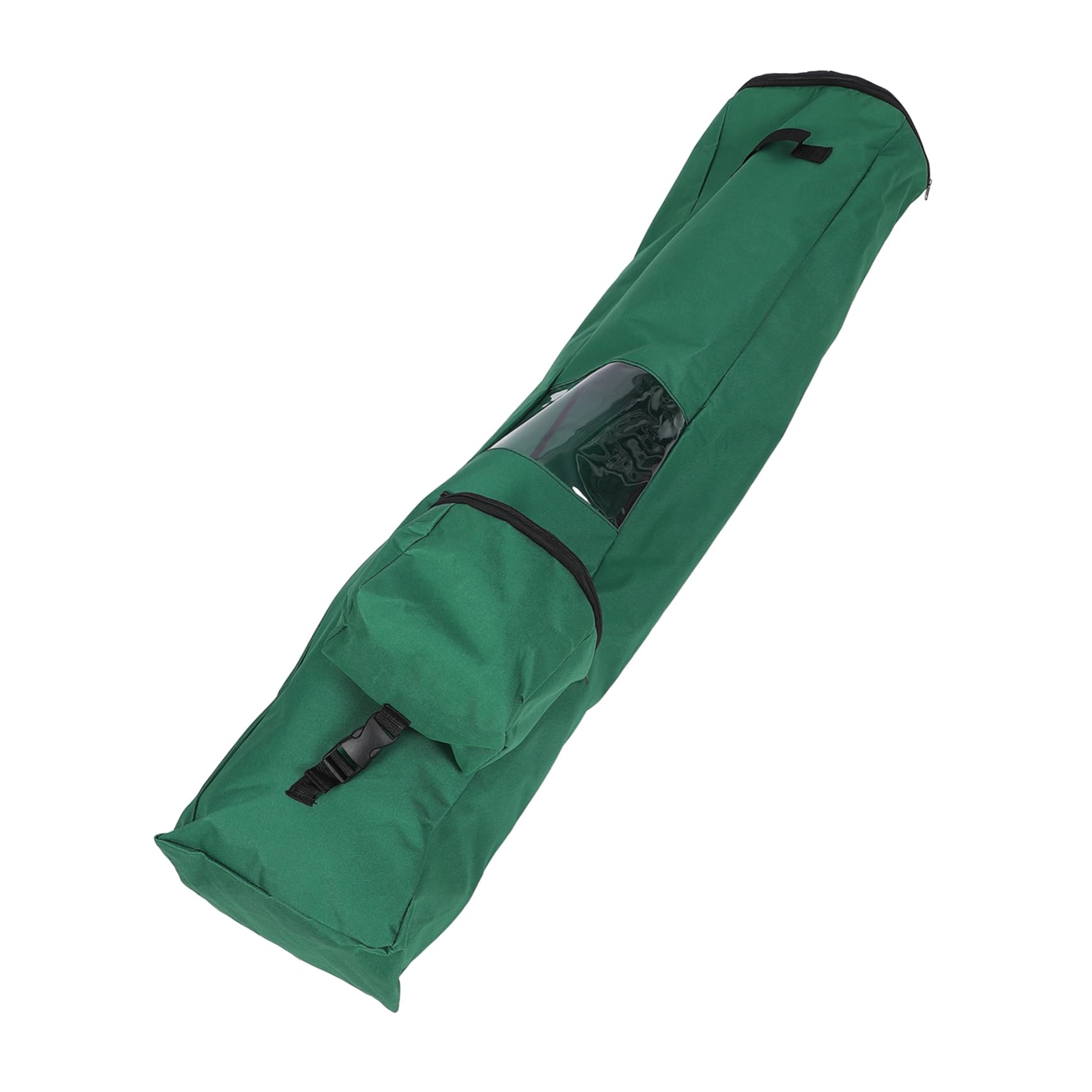 GOOHOCHY Langer Aufbewahrungsorganizer für Geschenkpapier aus Oxfordstoff Wiederverwendbar Grün für Verpackung und Weihnachten
