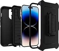 Vista 3 de OtterBox Defender Series - Funda de edición sin pantalla para iPhone 14 Pro (solo funda), protección de defensa microbiana, embalaje no minorista
