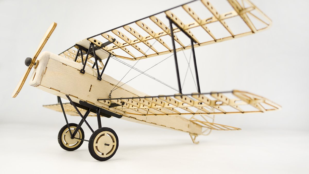Viloga 3D-Puzzles für Erwachsene, DIY Tiger Motte Bi-Plane Holzmodelle, lasergeschnittene Balsaholz-Flugzeug-Kits zum Bauen, perfektes Holzbastel-Bauset, Flugzeugmodellbausatz für Heimdekor-Kollektion