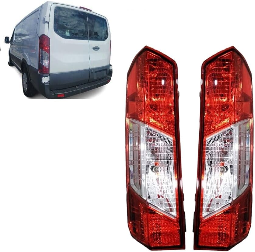 For 2015-2019 Ford Transit 150-250-350 Tail Light Cargo Van and Bus Tail Lamp, Rear Lights (Right Passenger Side)