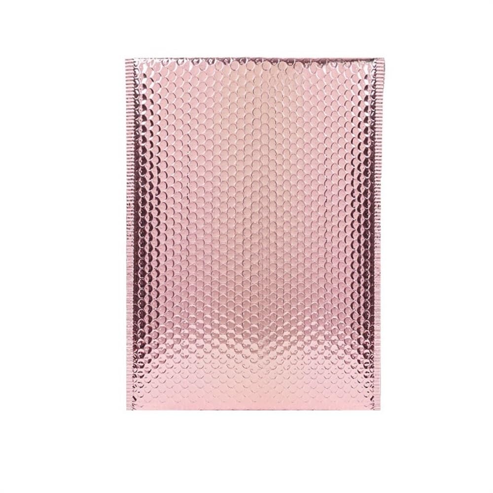 Bagaglia spessa a bolle Buste imbottite a bolle multicolore, varie misure, 50 pezzi(Rose gold,18 * 23cm)