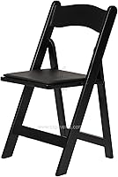 Vista 1 de Commercial Seating Products Sillas plegables acolchadas americanas, color negro