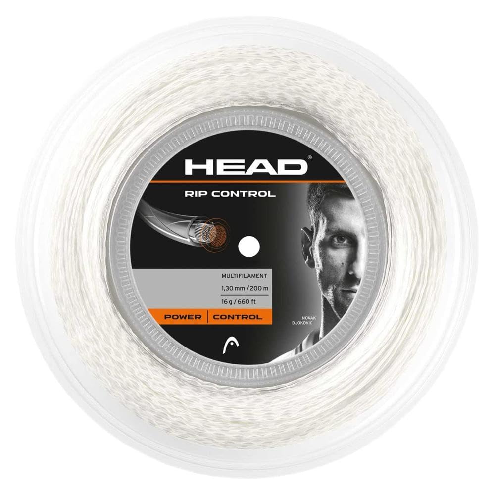 HEAD Rip Control' Rakieta czysta lina dla dorosłych, biała, 16