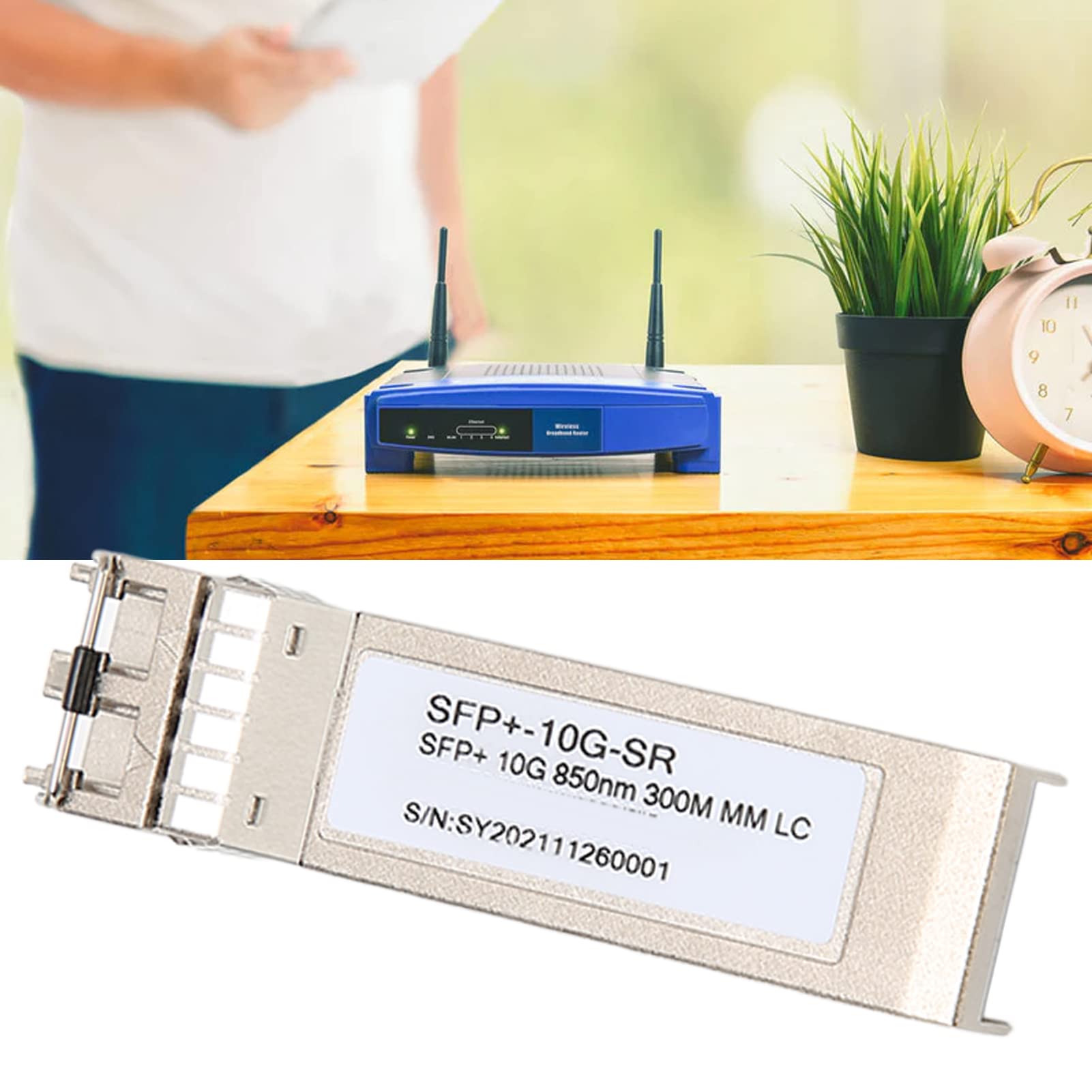 Solido Ottica SFP 10G SR SO Compatibile Multimodale Ricetrasmettitore In Fibra Ottica MMF 850nm 10G SFP Modulo 300m - Foto 4