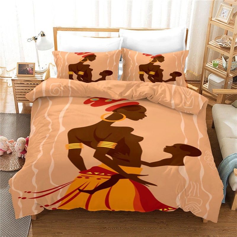 Housse de couette 90x190 café avec taie microfibre pour lit enfant
