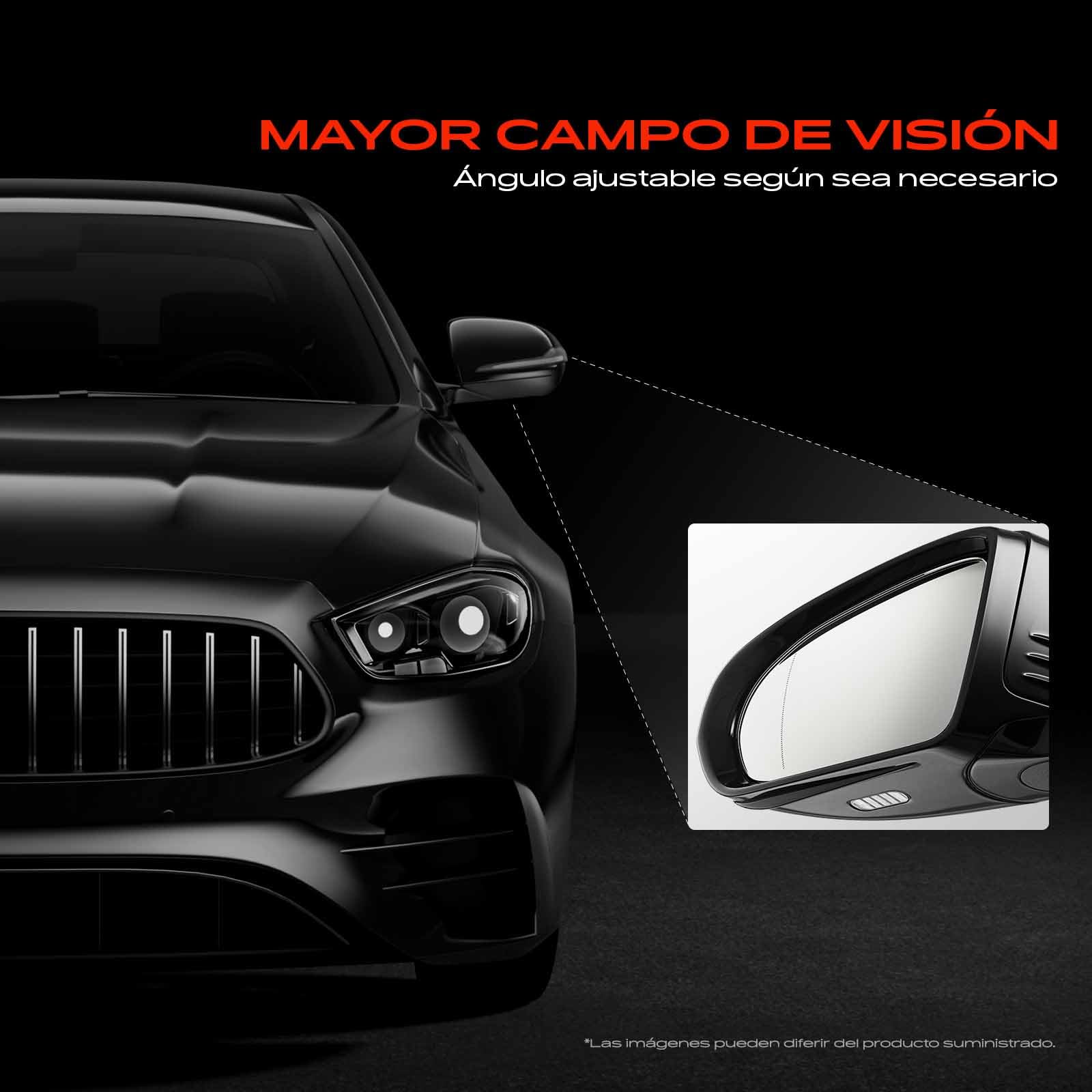 Frankberg Espejo Retrovisor exterior derecho eléctrico 9-Polos &-Plegable eléctricamente Compatible con Duster HM SUV 2017-2024 963016324R
