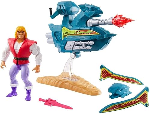 Miniatura 2 de Masters of the Universe Origins Battle Skysled Vehículo para MOTU Storytelling Play and Display, regalo para niños de 6 años en adelante