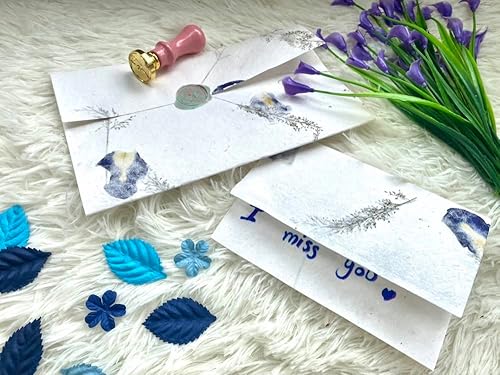 Miniatura 4 de Hojas de papel de morera de flores naturales gruesas A4 hechas a mano, papel hecho a mano, pintura, escritura, papel decorativo, papel para hacer