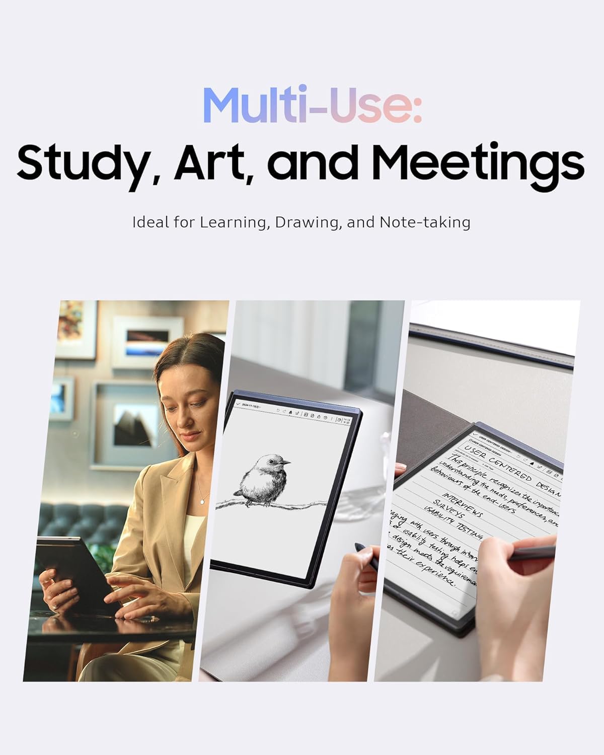 iflytek AINOTE Air 2 Note-Taking Tablet Pen Refills-5Pcs, Writing Tablet Pen Tips for iFLYTEK Stylus Pen - Image 6