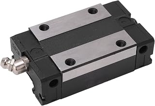 Oubit Bloco de transporte de trilho linear, bloco deslizante de rolamento linear de baixa resistência, movimento suave, resistente ao desgaste, deslizante de guia linear para máquinas-ferramenta CNC