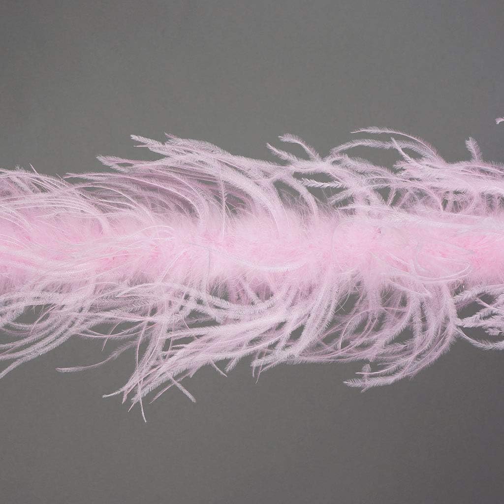 Zucker – Ostrich Feather Boa – 72 Inch Long – New Year Eve, Dress up Party, Costume Accessories, Halloween, Carnival, Crafts, DIY - Black