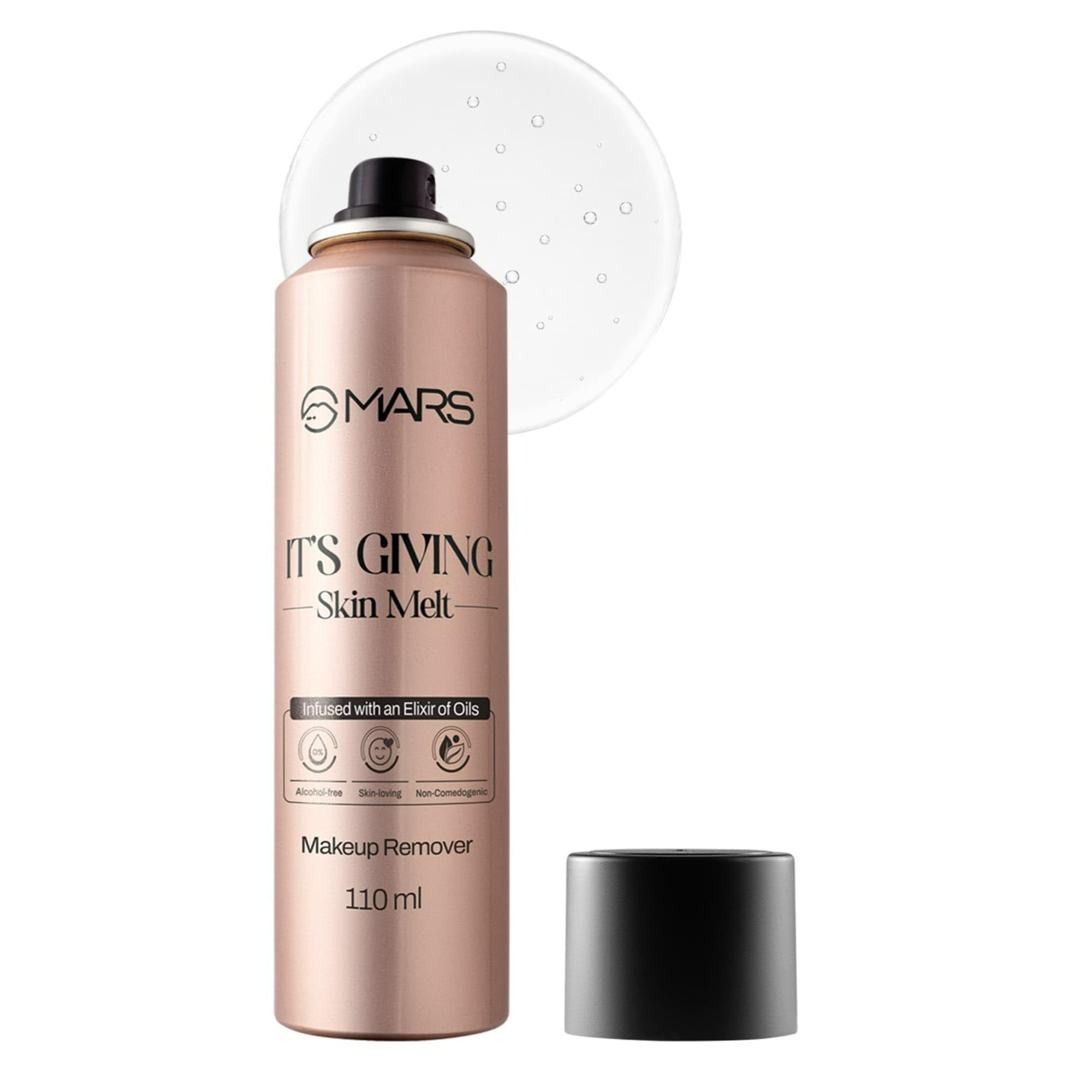 MARS It's Giving Skin Melt Non-Comedogenic Makeup Remover Spray | Infused with Elixir of Nourishing Oils | Non-Greasy | Effortlessly Removes Waterproof & Heavy Makeup | 110 ml-picture-30