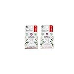 RADIUS Natural Unscented Silk Dental Floss 33 Yards Compostable Non-Toxic Oral Care & Designed to Help Fight Plaque Clear - Pack of 2