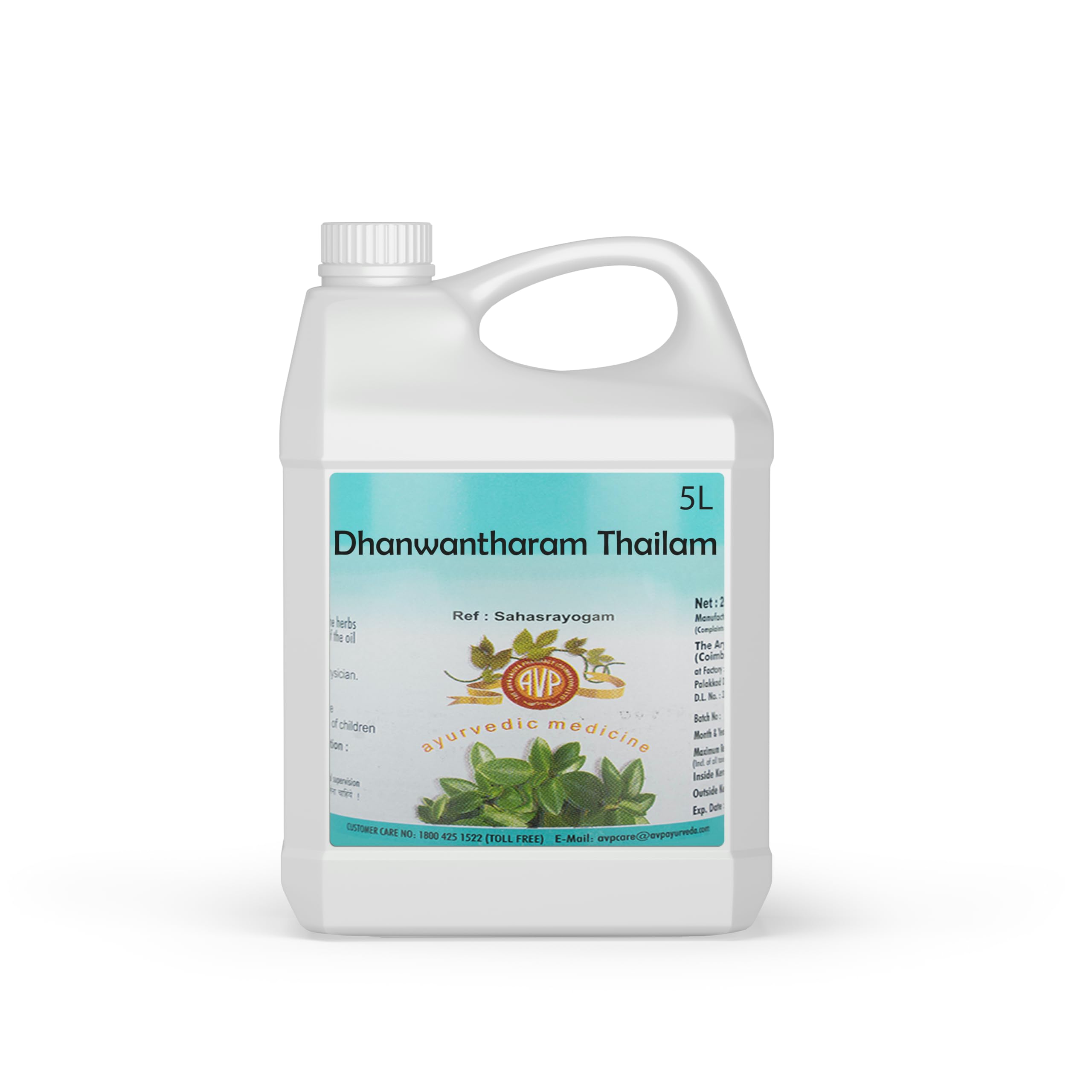 AVP Dhanwantharam Thailam 5Ltr | Effective In Rheumatic Ailments | Post Natal Care (B0D2LCCCSH) Amazon Price History, Amazon Price Tracker
