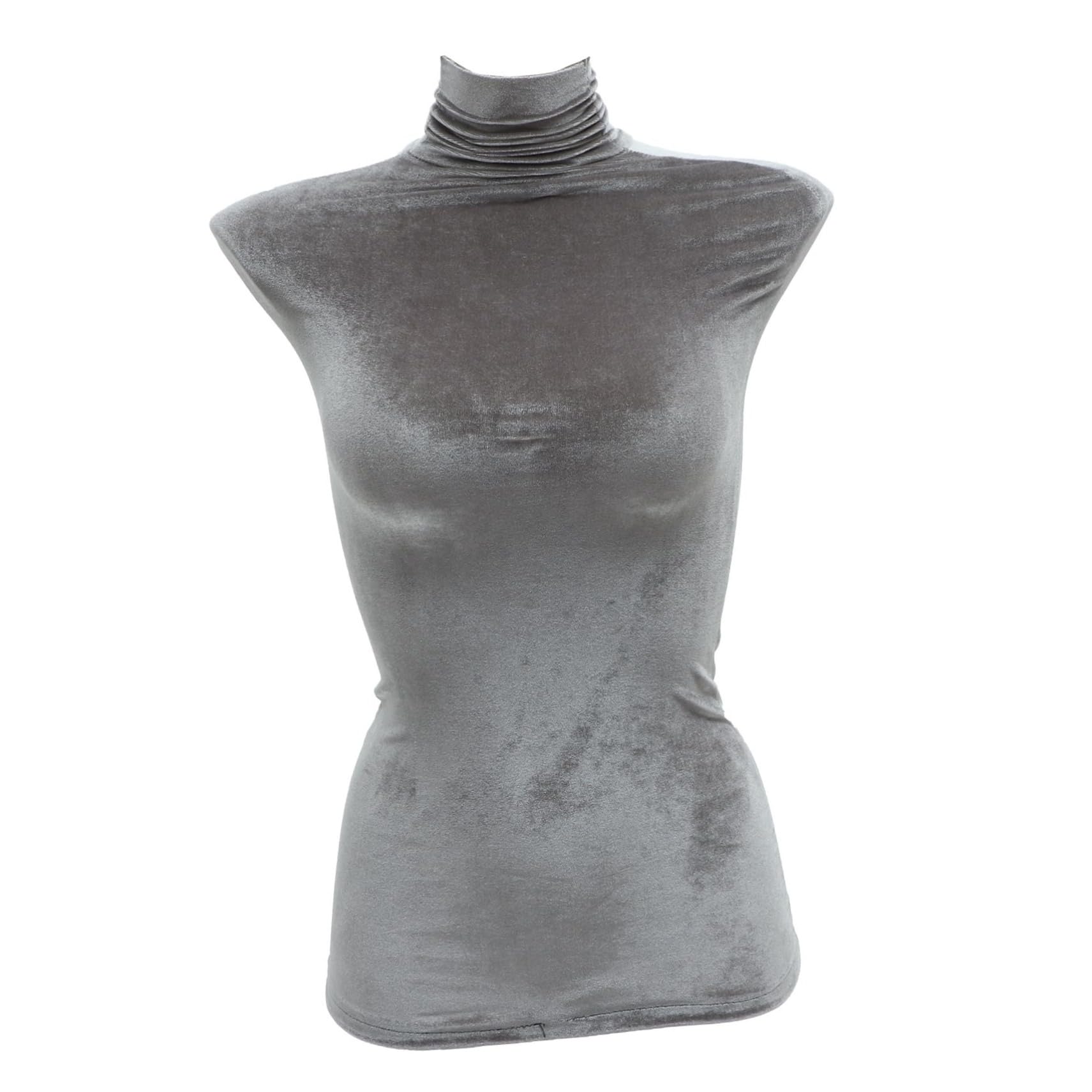 NAMOARLY Clothes Mannequin Velour Cover for Mannequin Mannequins Model Fabric Cover Mannequin Fabric Cover Body Form Fabric Cloth Cover Prop Overlay Cover Fashion Mannequin Velvet Grey