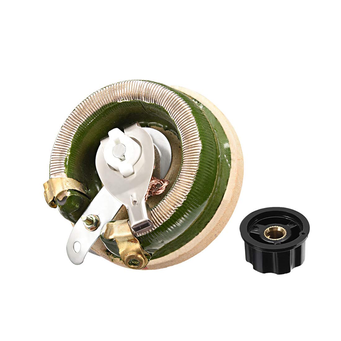 HADIIH 100 W 100 Ohm Keramik-Drahtpotentiometer – Drehwiderstand, Rheostat, Für DIY & Elektronik