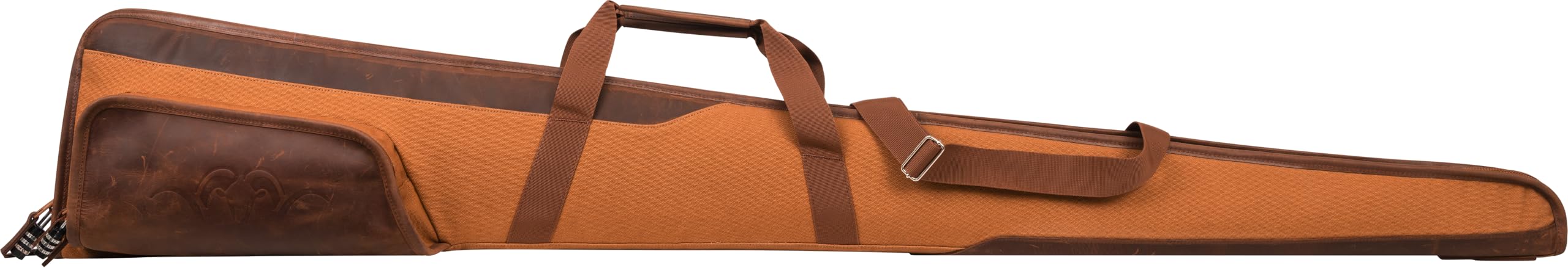 Blaser – Flintenfutteral Canvas/Leder | Robuster Schutz & Elegantes Design | Sand | Cotton Canvas & Rindsleder | Für Flinten bis 139 cm