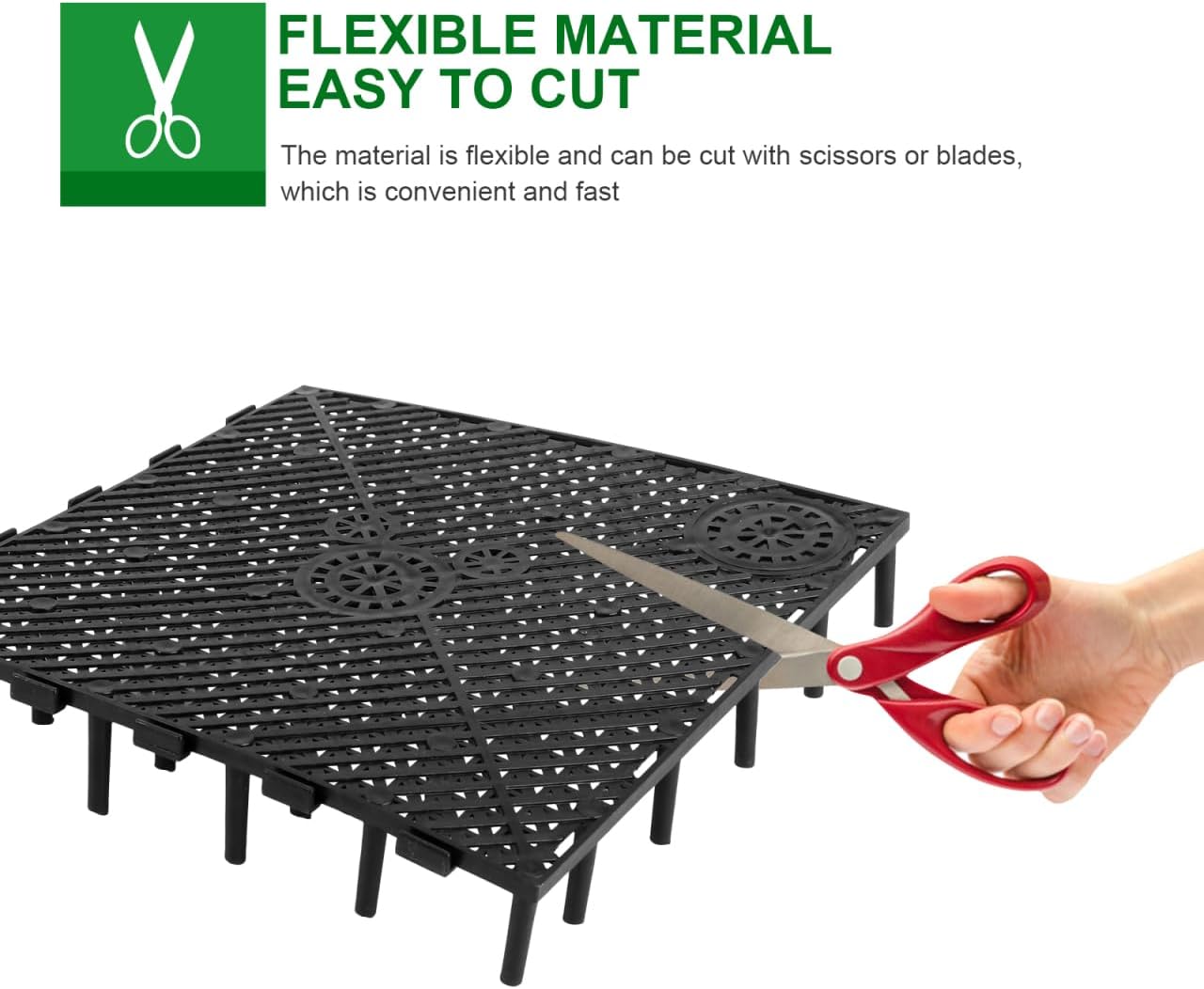 BESPORTBLE Fish Tank Bottom Plate, 20pcs PVC Plate Splicing Aquarium Divider Bottom Grid, Fish Tank Separator Fish Tank Board Divides Tray for Fish Tank Bottom