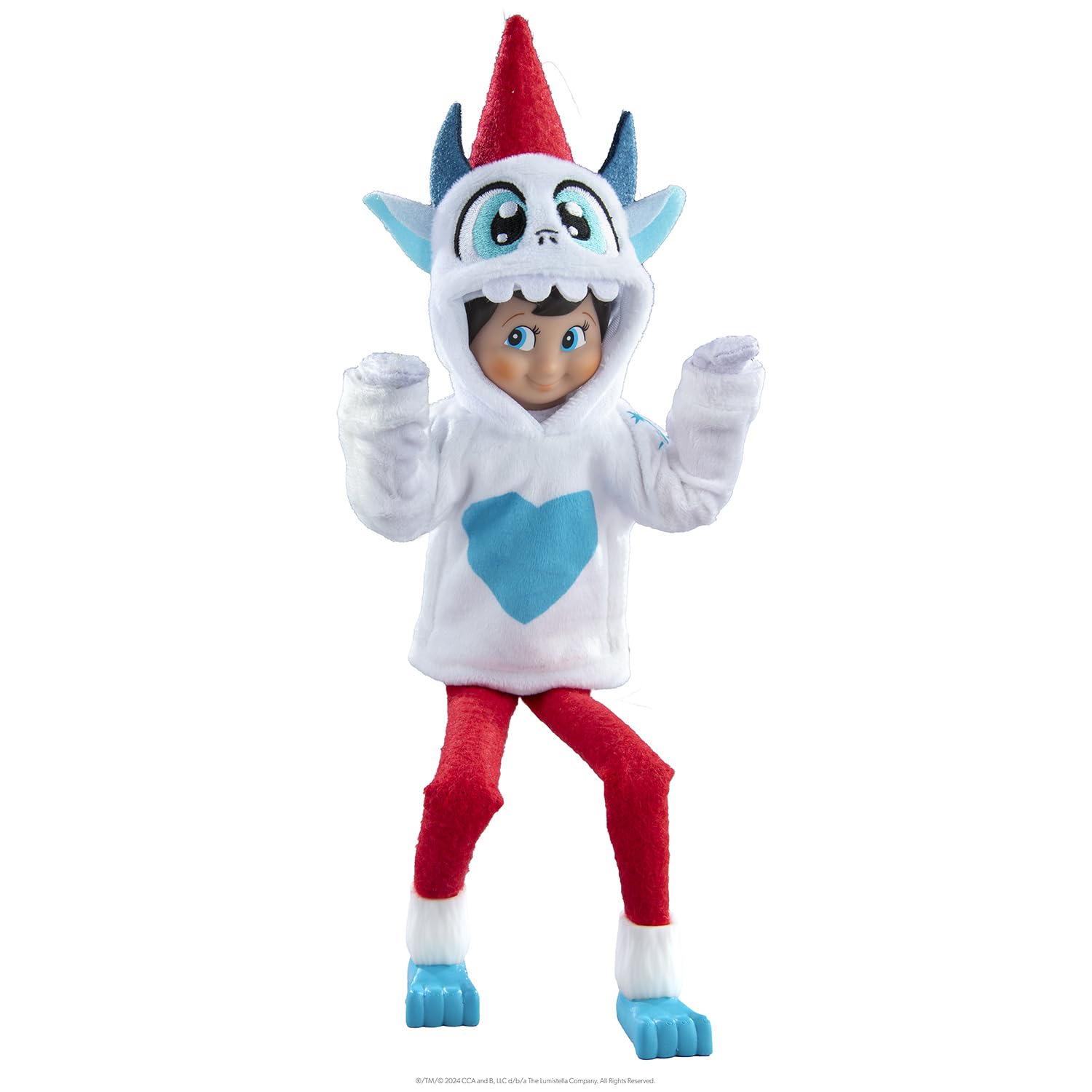 The Elf on The Shelf Claus Couture Yeti Hoodie Set – Scout Elf Outfit (Scout Elf Not Included)