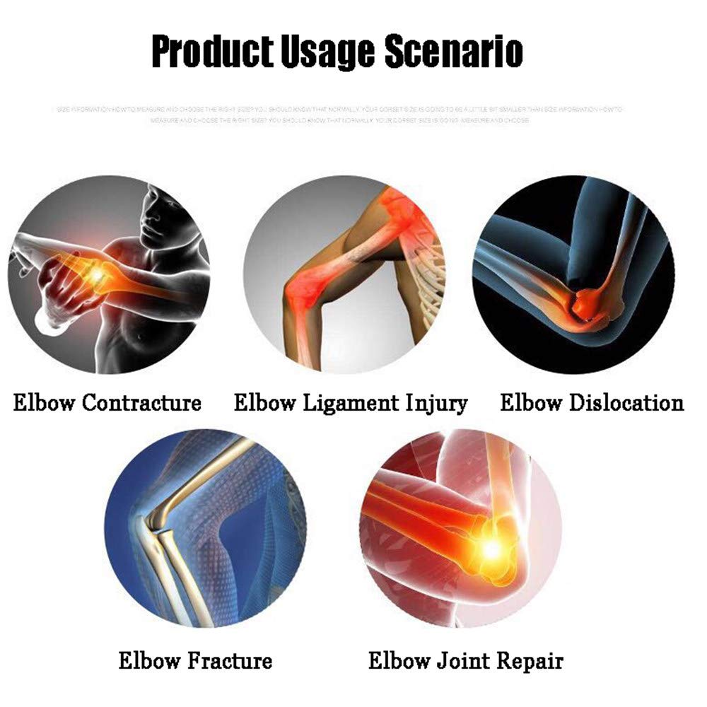 Bisagras Cabestrillo Brazo - Coderas para tendinitis - Material Transpirable y cómodo - Ayuda para la Artritis, tendinitis, Reducir el Dolor Articular,Left