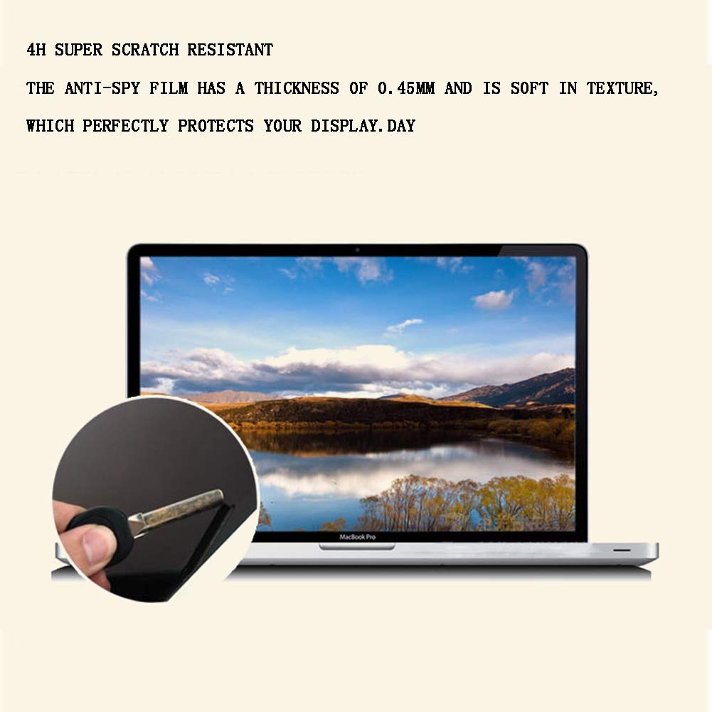 AIZYR Adesivi Filtro Privacy Schermo del Computer Portatile, Film sulla Privacy del Computer Notebook Anti-Pigolio Pellicola Protettiva Antiriflesso per Schermo,17inch