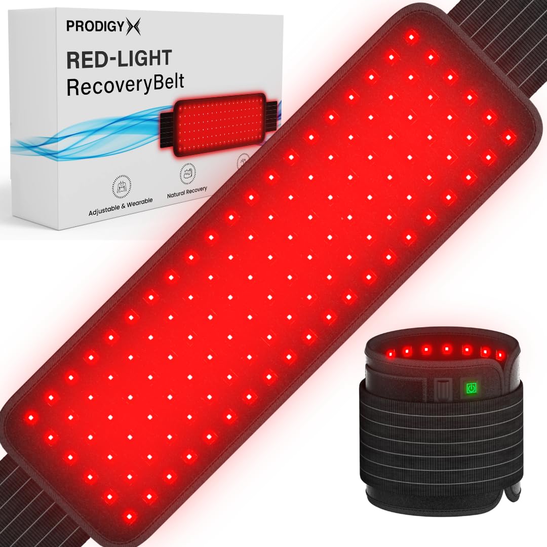 PRODIGY X Red Light Wellness Belt – Portable Infrared & Red LED