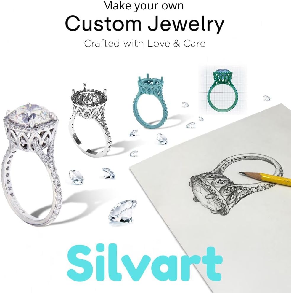 Silvart Victorian Floral Leaf Engraving Wedding Band Natural Inspired Vine Curved Flower Ring Matching Band Custom Birthstone Ring Women 14K Yellow Gold Plated 925 Sterling Silver Women Jewelry